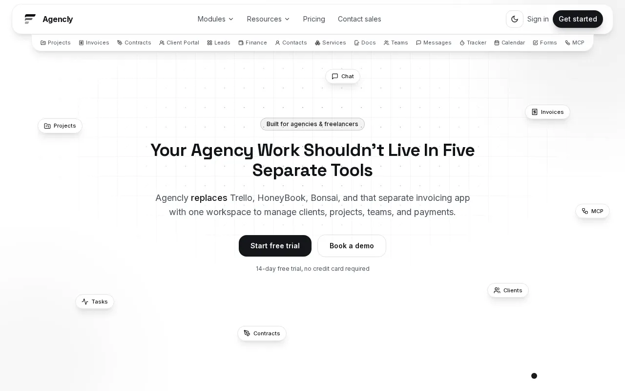 Agencly — preview screenshot