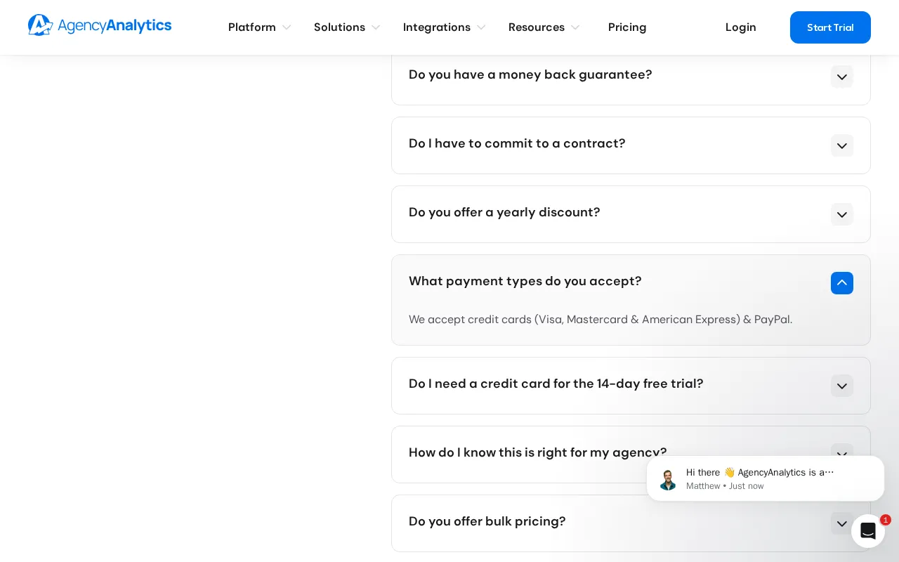 Agencyanalytics — pricing page