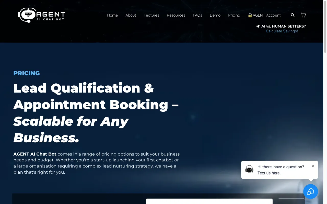 theineedagent.ai — pricing page