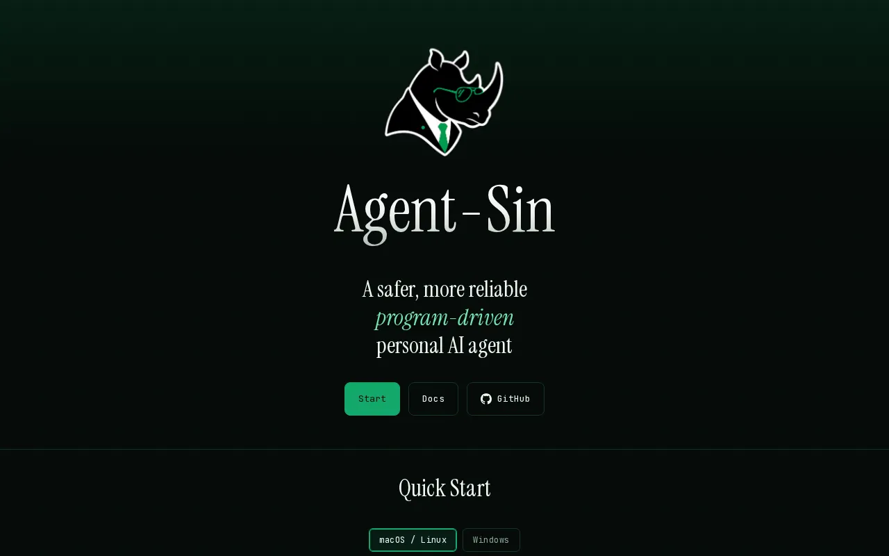 Agent-Sin — preview screenshot