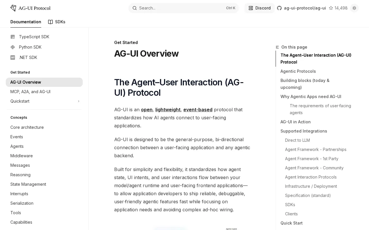 Agent User Interaction Protocol — preview screenshot