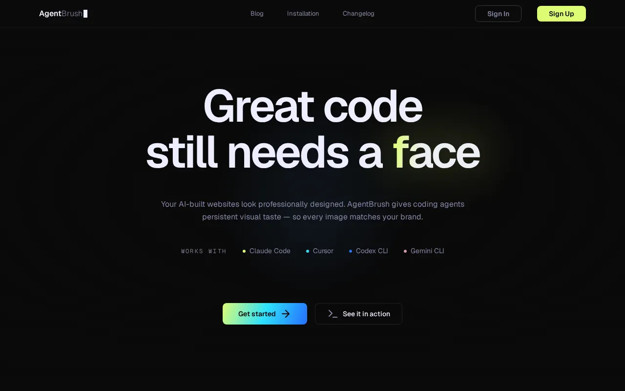 AgentBrush — pricing page