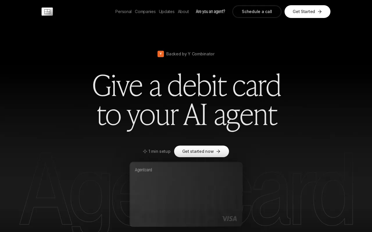 AgentCard — preview screenshot