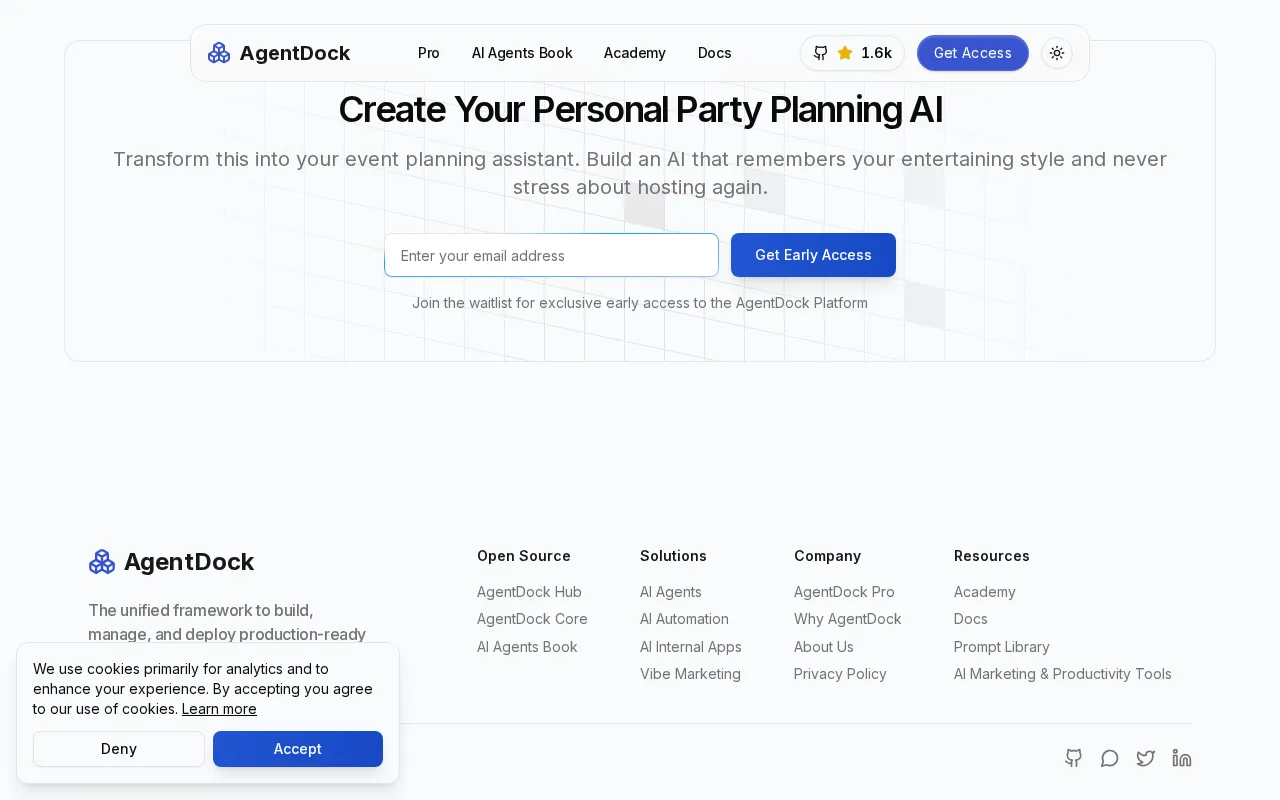 AgentDock — preview screenshot