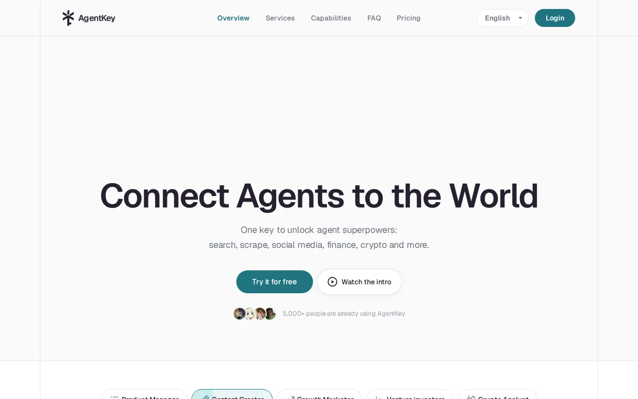 AgentKey — preview screenshot