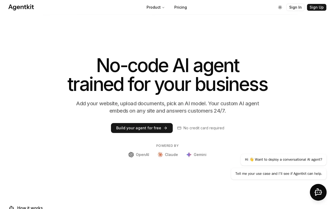 Agentkit AI — preview screenshot