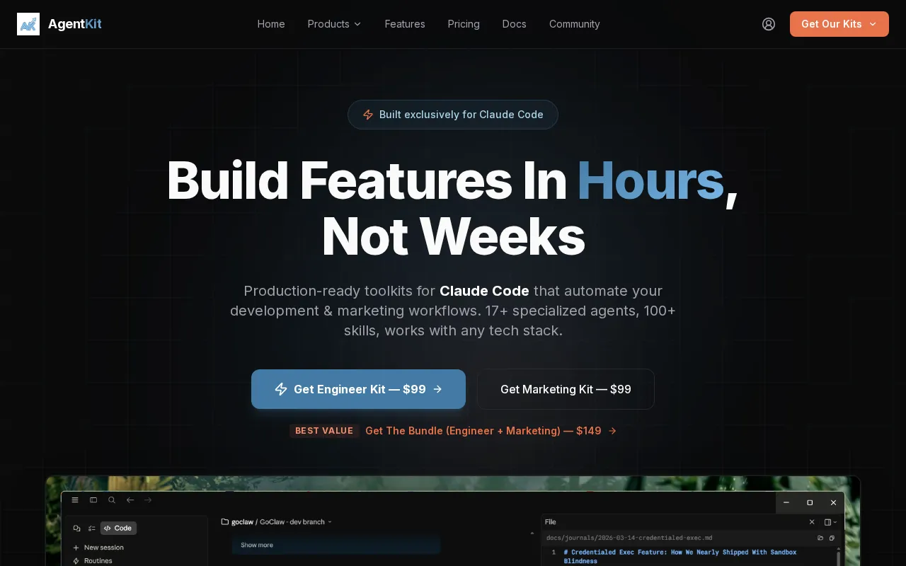 AgentKit — preview screenshot