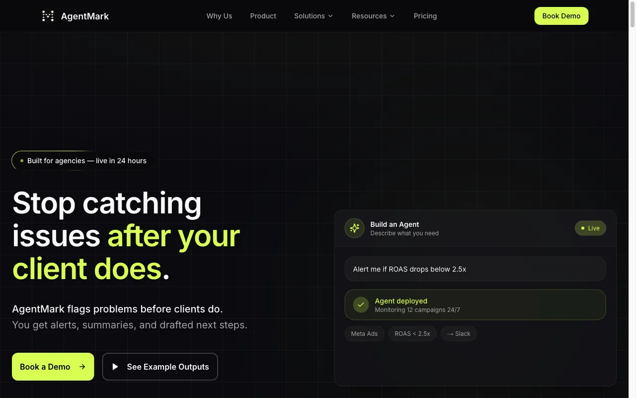 AgentMark — preview screenshot