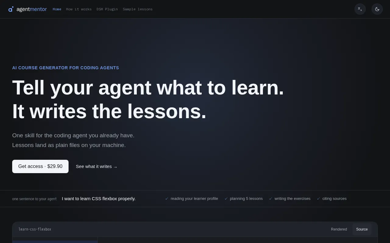 agentmentor — preview screenshot