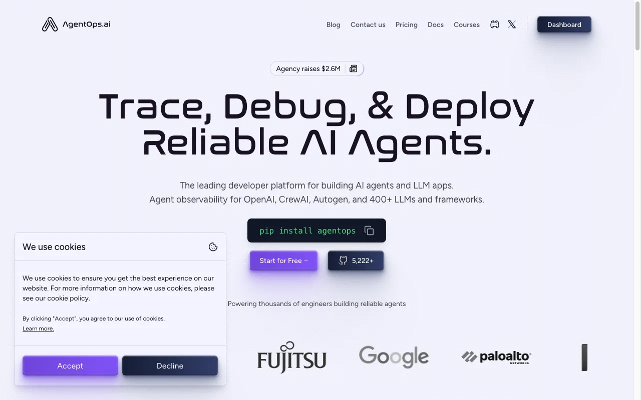 AgentOps — preview screenshot