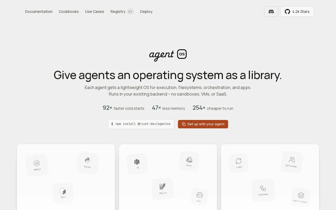 agentOS — preview screenshot
