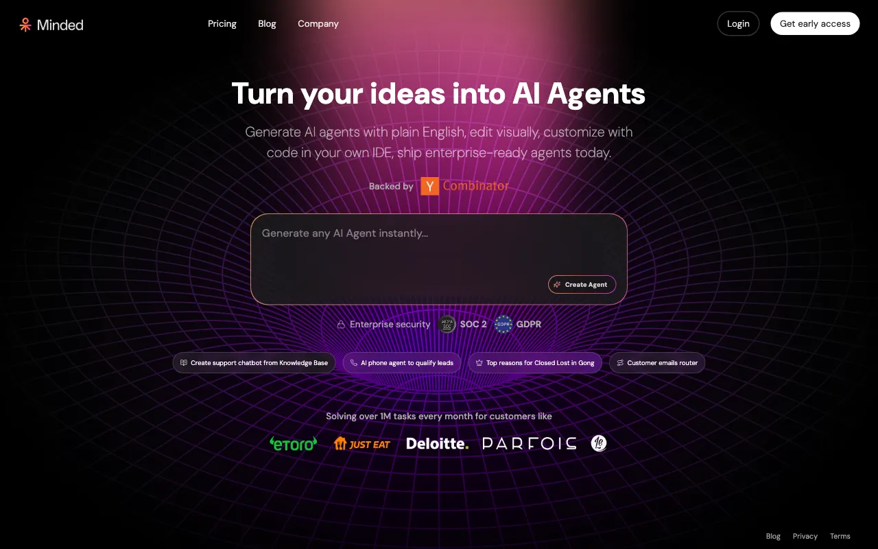 Minded AI, Inc. — preview screenshot