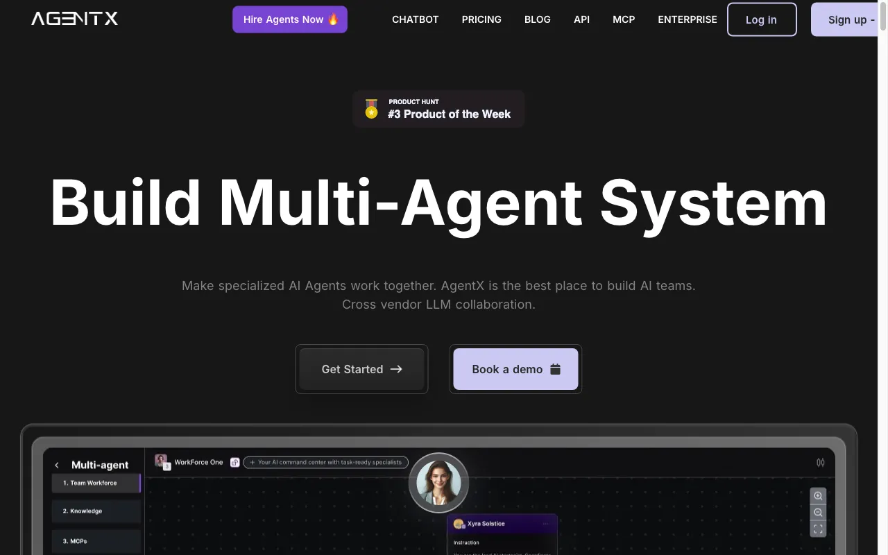 AgentX — preview screenshot