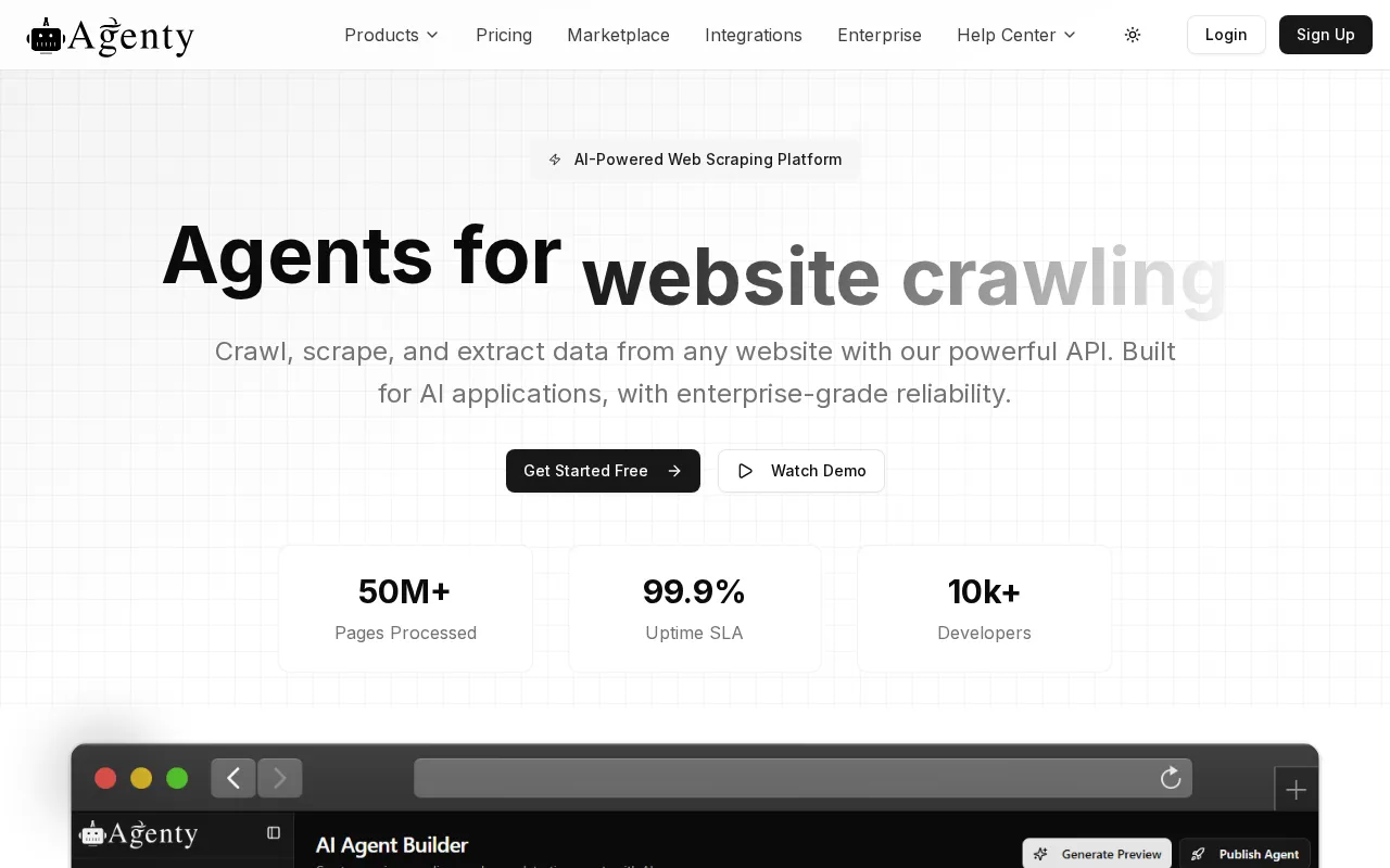 Agenty — preview screenshot