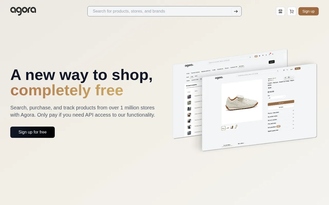 Agora — pricing page
