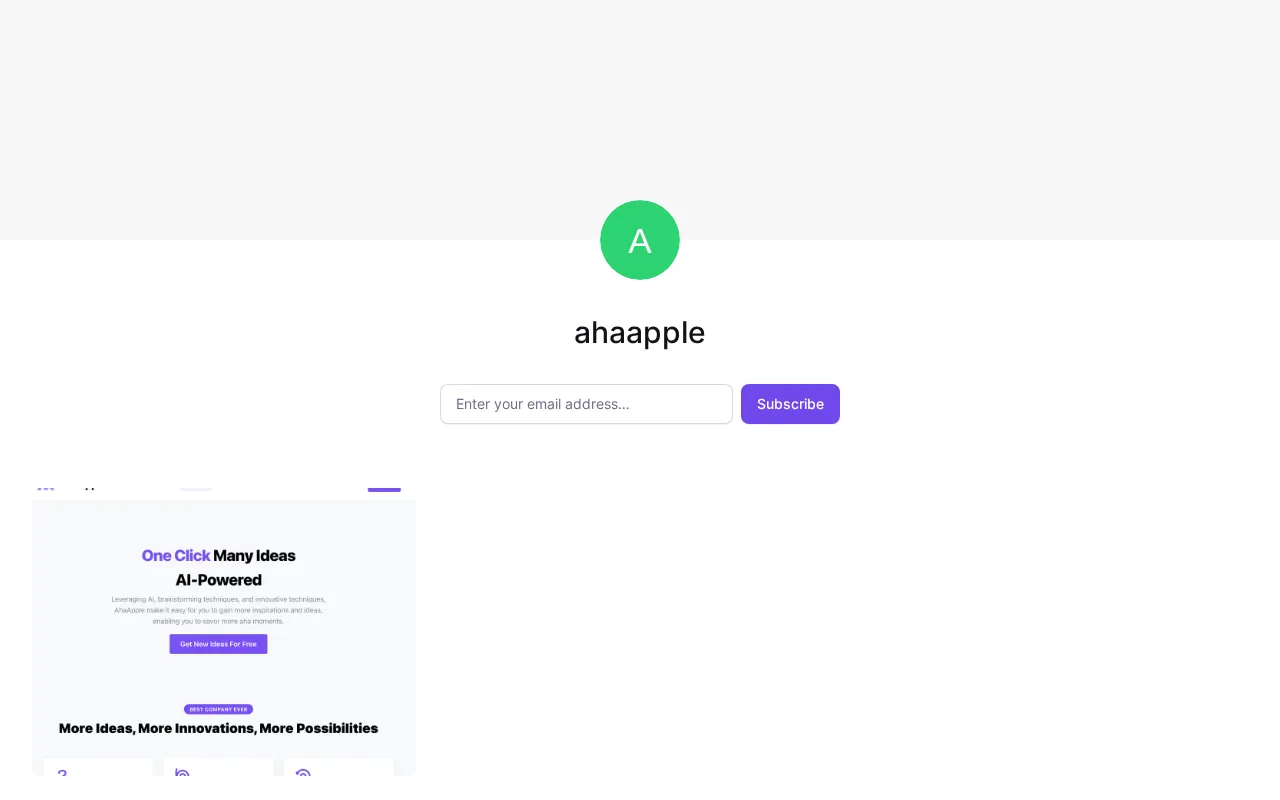 AhaApple — preview screenshot