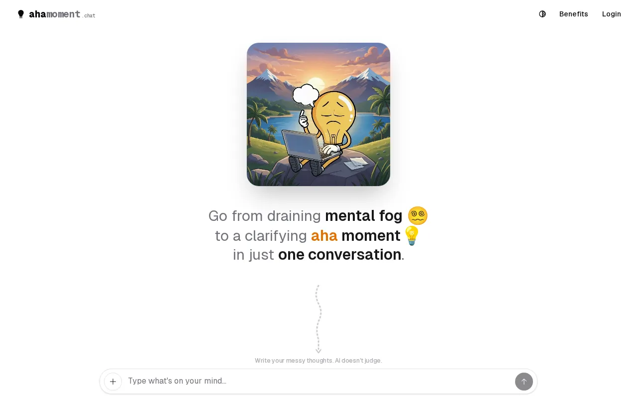 AhaMoment.chat — preview screenshot