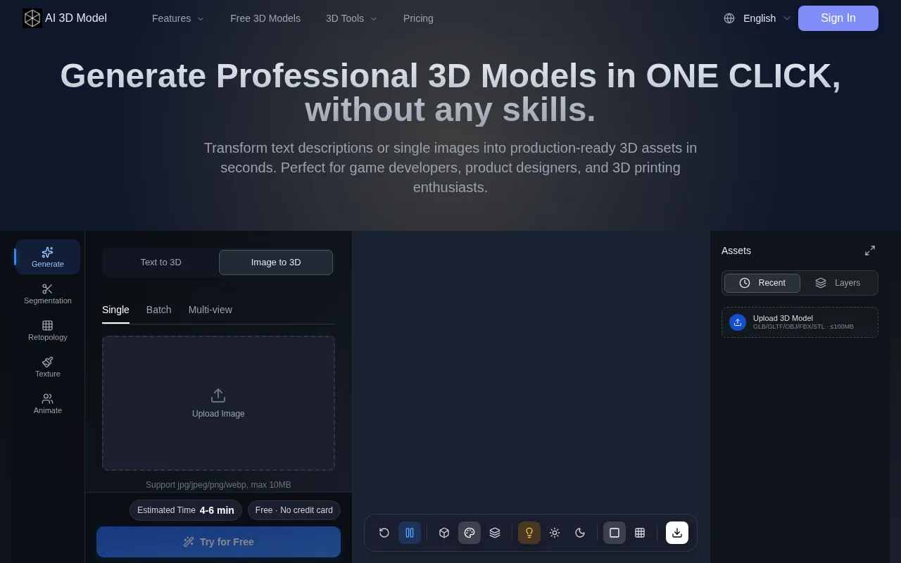 AI 3D Model — preview screenshot