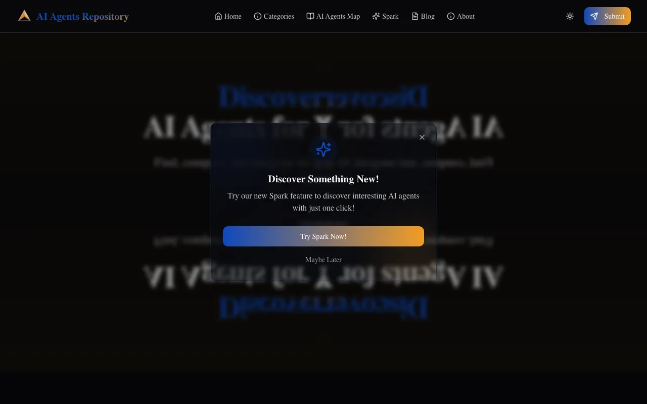 AI Agents Repository — preview screenshot
