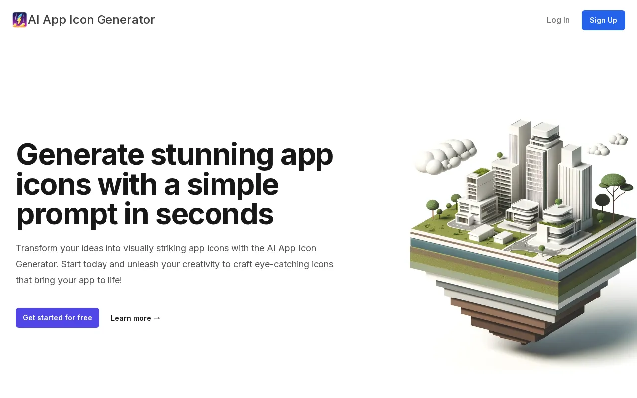 AI App Icon Generator — preview screenshot