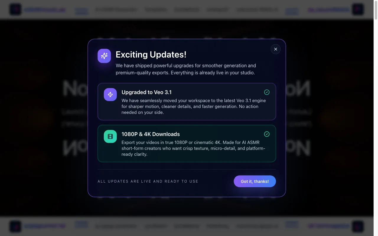 ai-asmr.co — preview screenshot