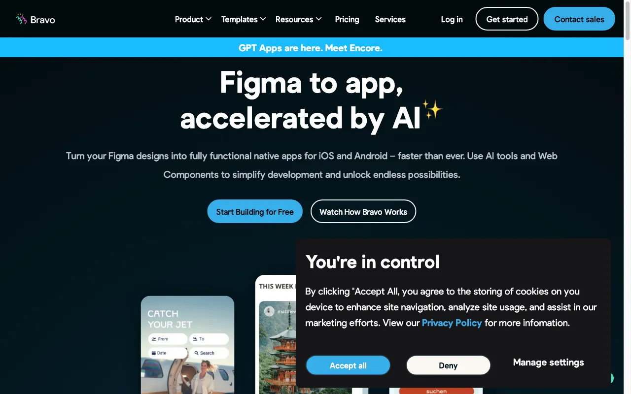 Bravo Studio — preview screenshot