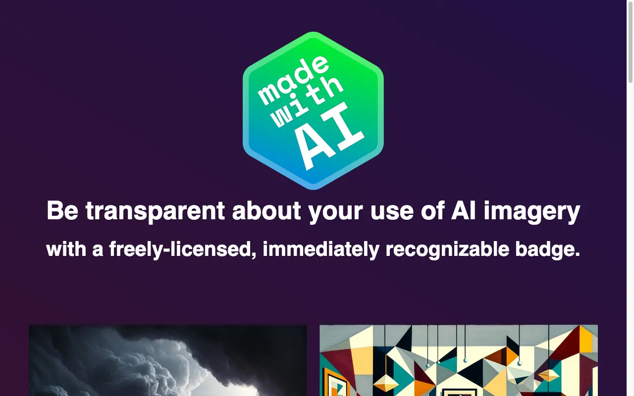 AI Badge — preview screenshot