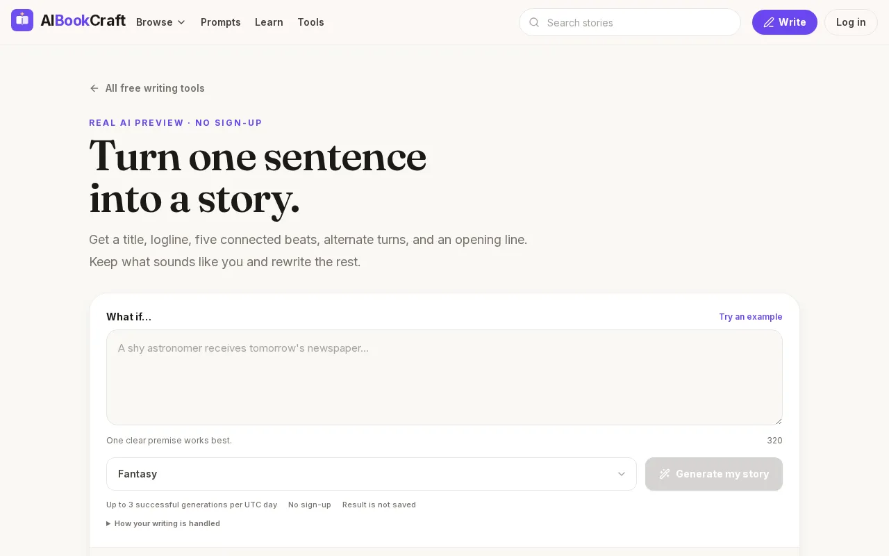 AI Book Craft — preview screenshot