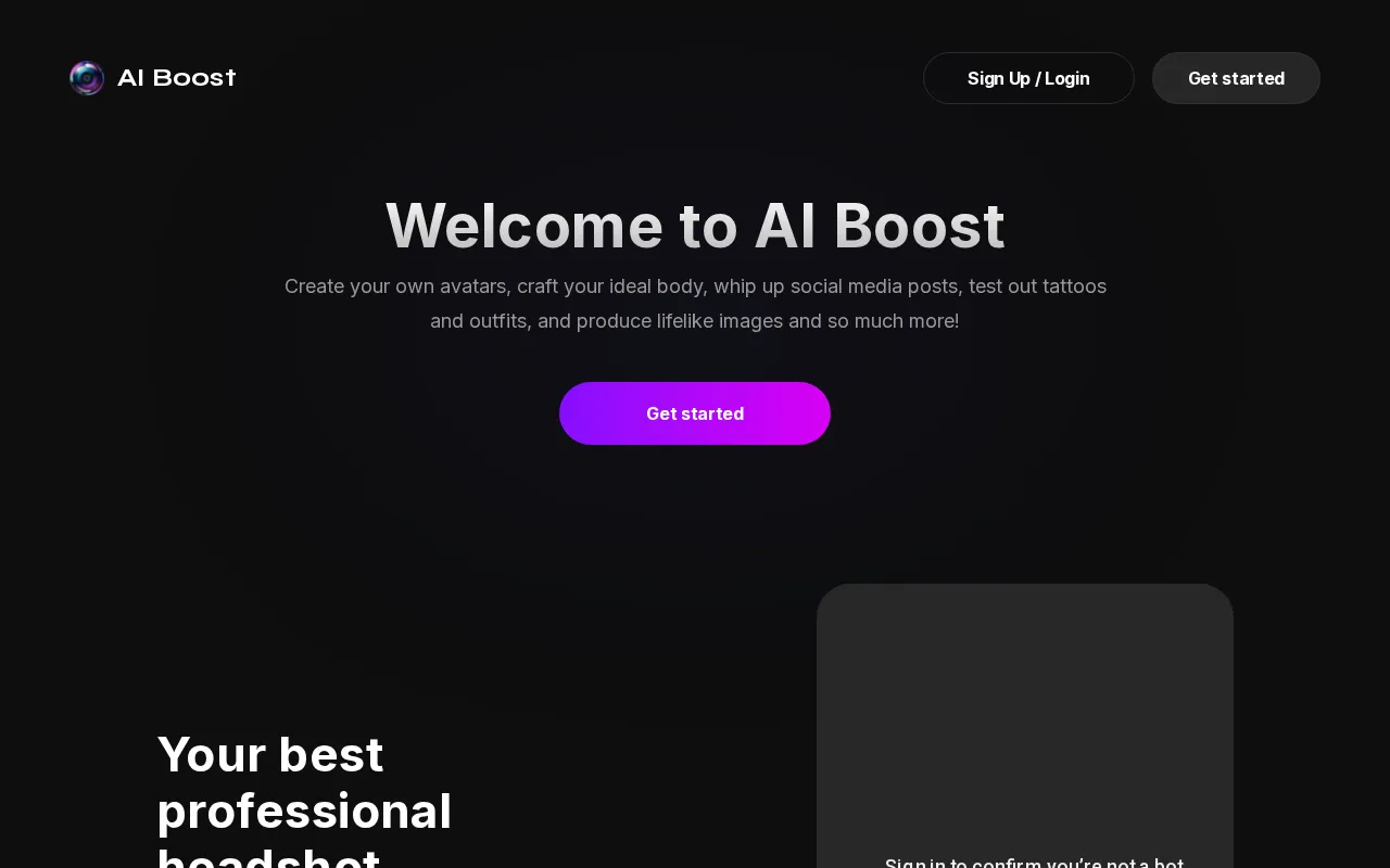 AI Boost — preview screenshot