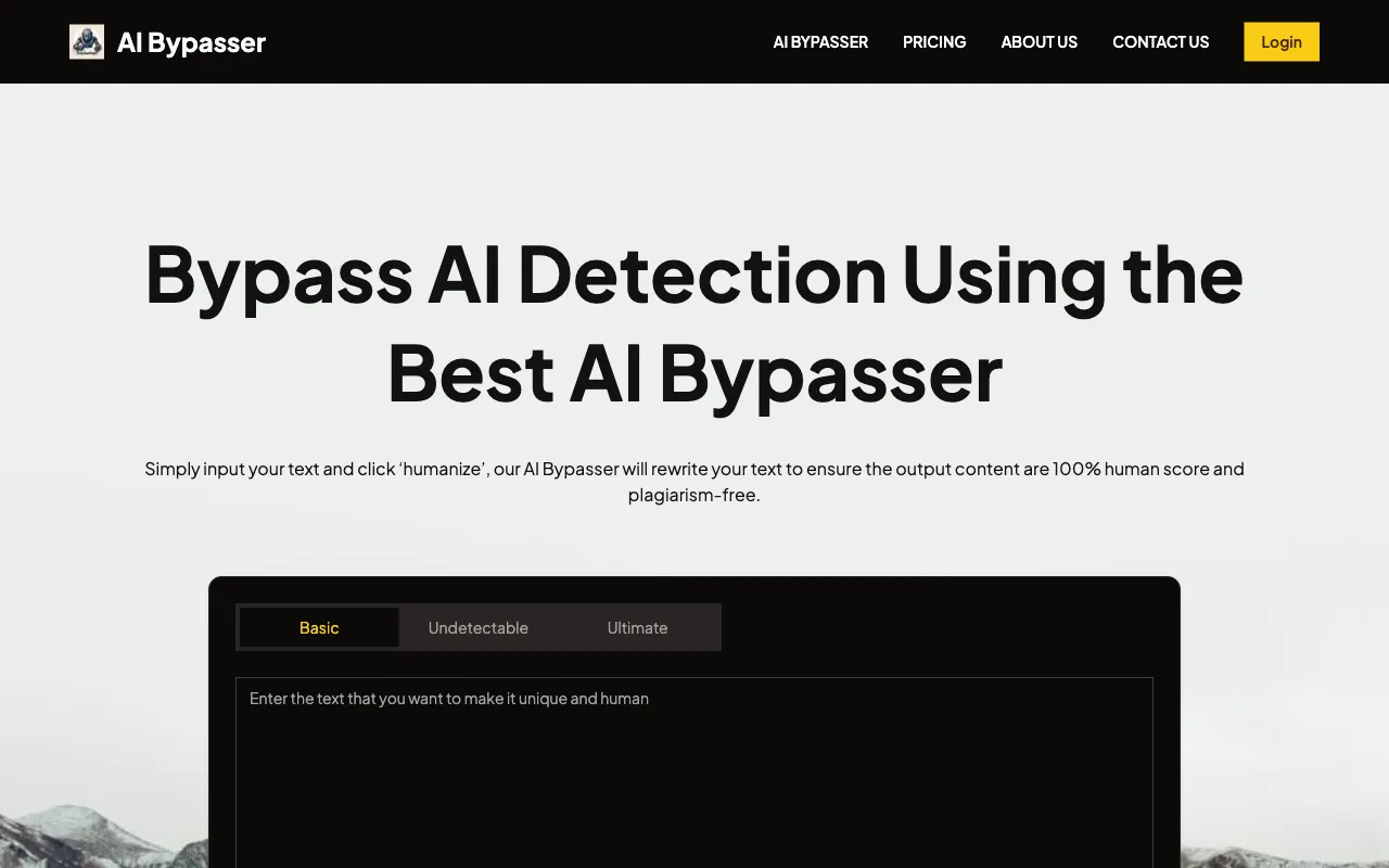 AI Bypasser AI — preview screenshot