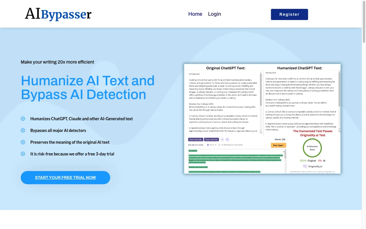 AI Bypasser — preview screenshot