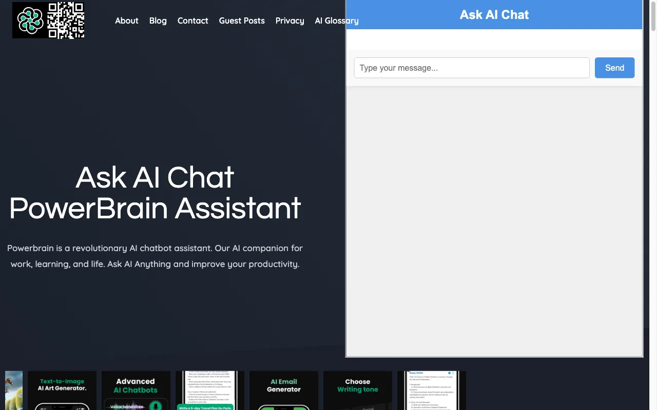 AI Chat PowerBrain — preview screenshot