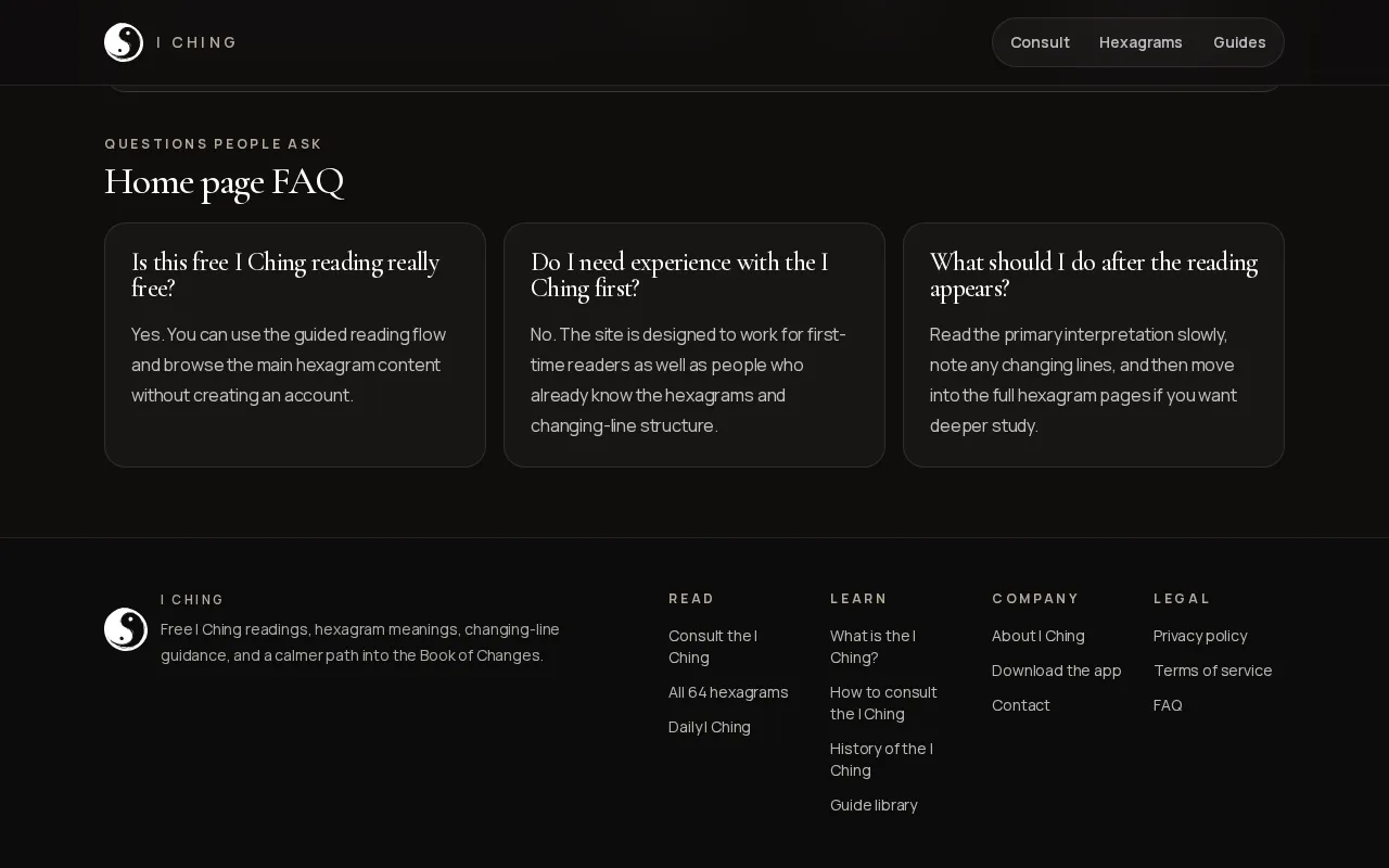 AI Ching — preview screenshot