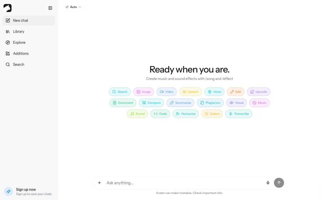 Krater — preview screenshot