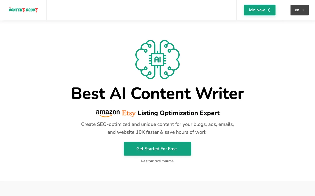 AI Content Writer — preview screenshot