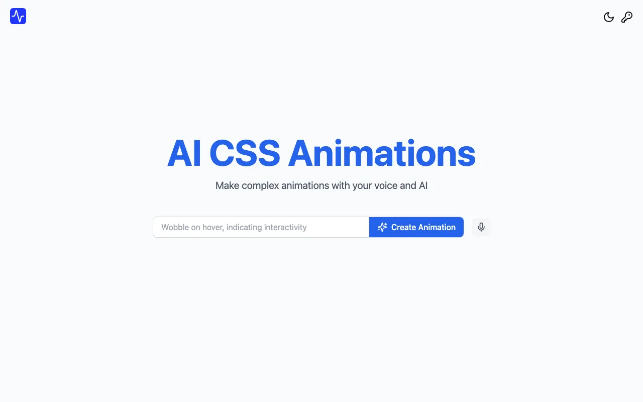 AI CSS Animations — preview screenshot
