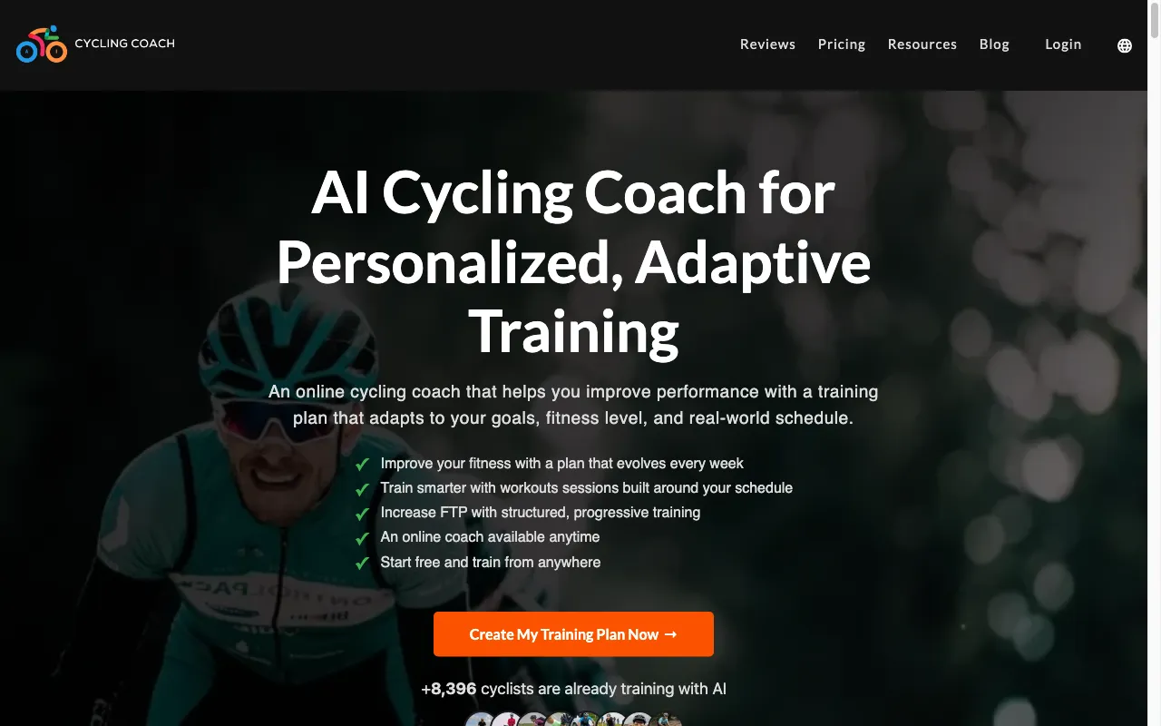 AI Cycling Coach — preview screenshot