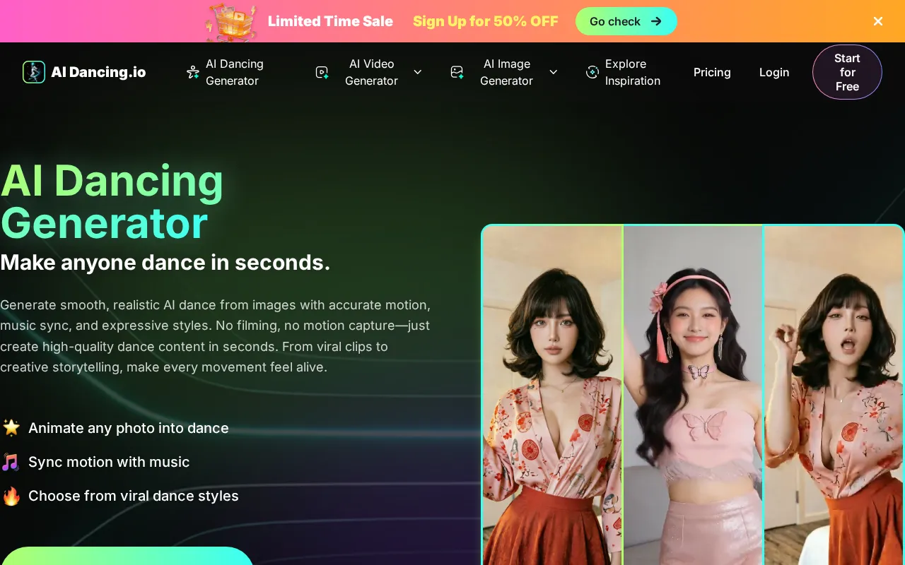 AI Dancing Generator — preview screenshot