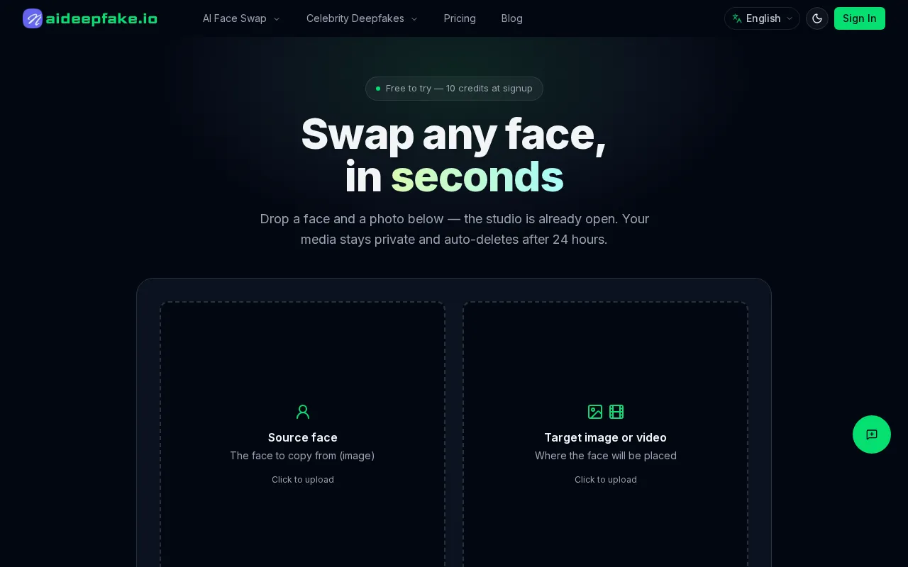 AI Deepfake — preview screenshot