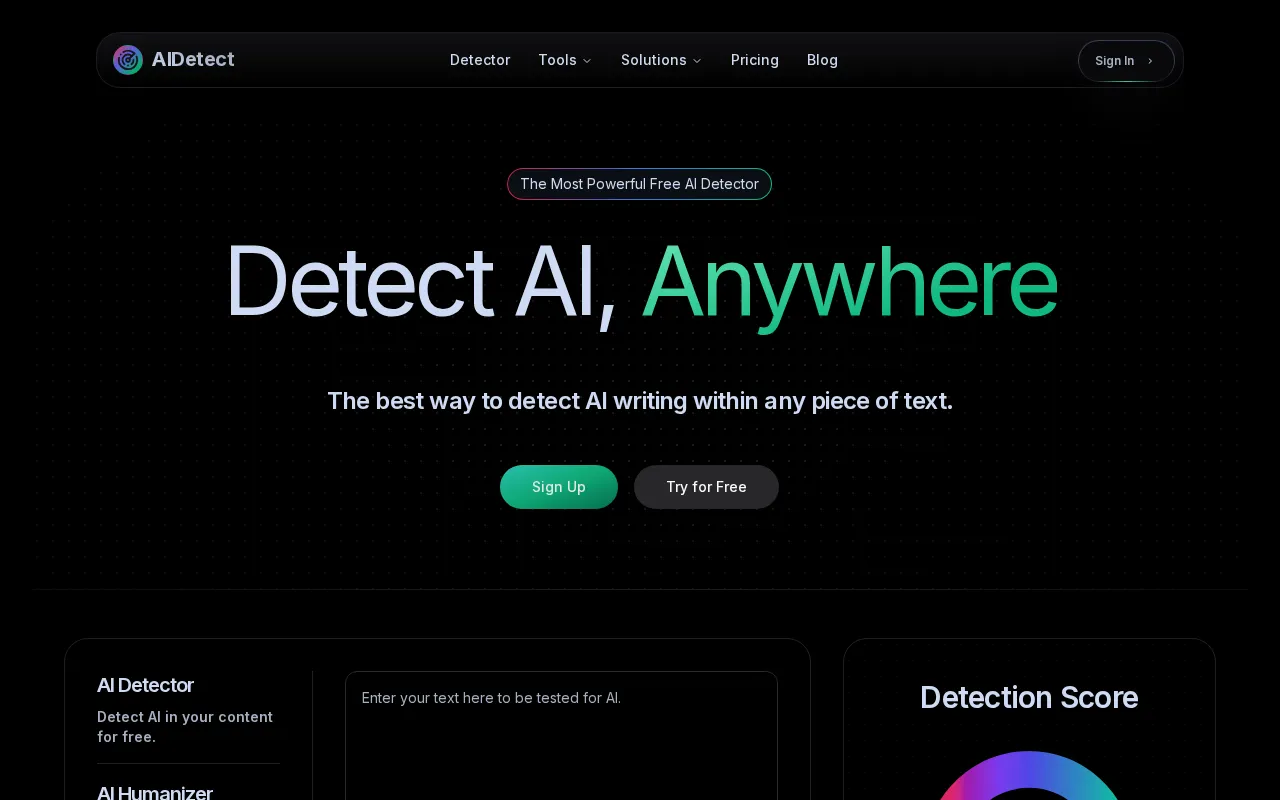 AI Detect — preview screenshot