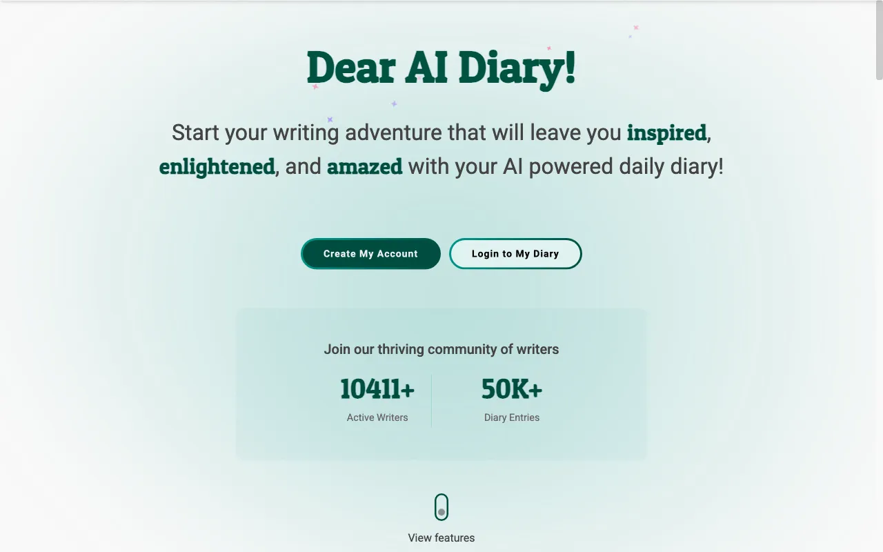 AI Diary — preview screenshot