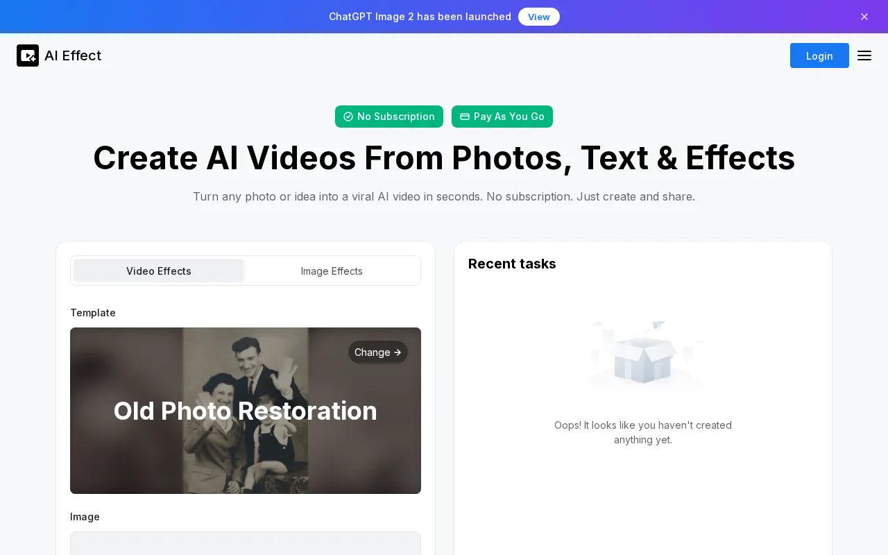 AI Effect — preview screenshot