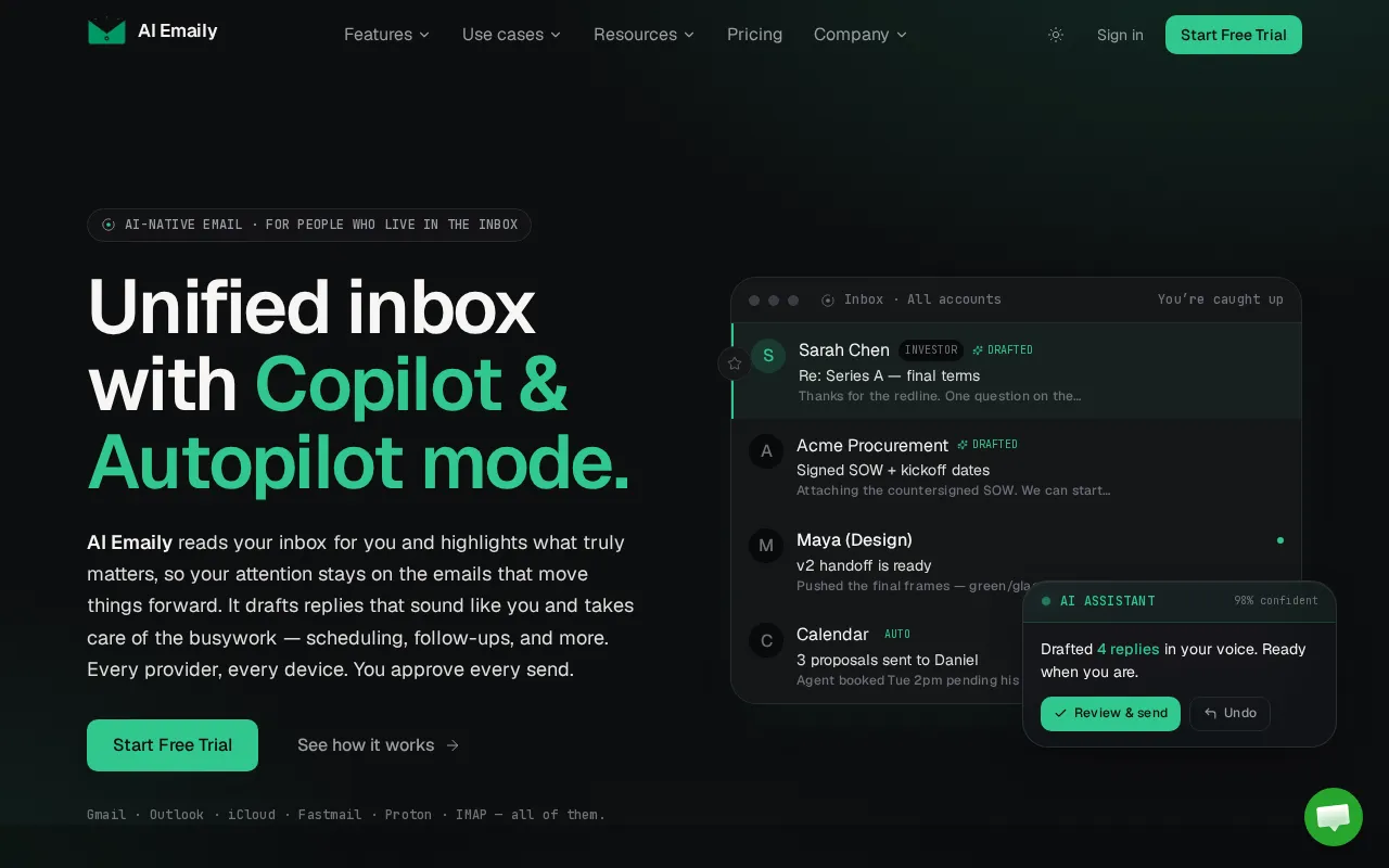 AI Emaily — preview screenshot