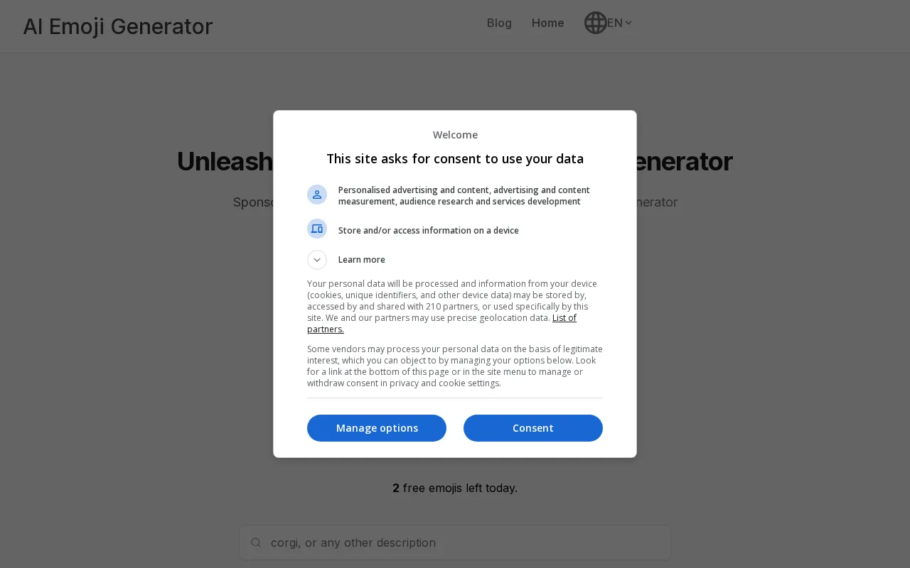 AI Emoji Generator — preview screenshot