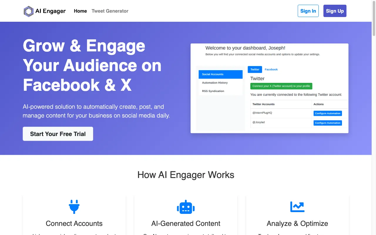 AI Engager — preview screenshot