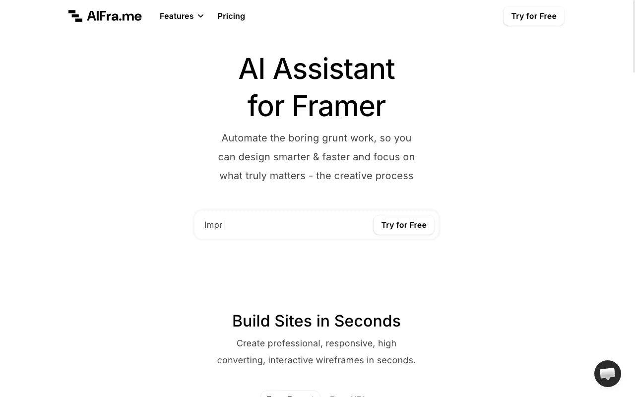 AI Frame — preview screenshot