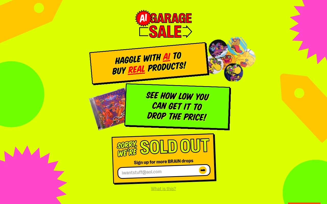AI Garage Sale — preview screenshot