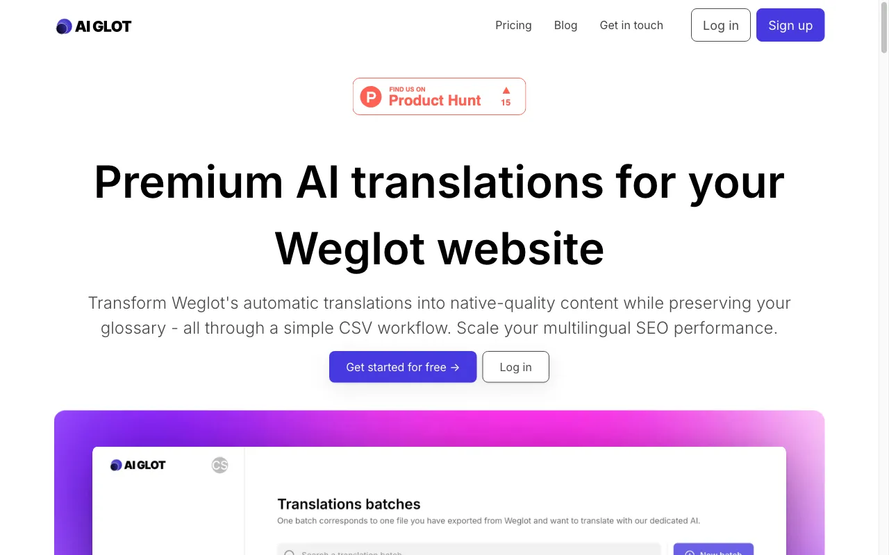 AI glot — preview screenshot