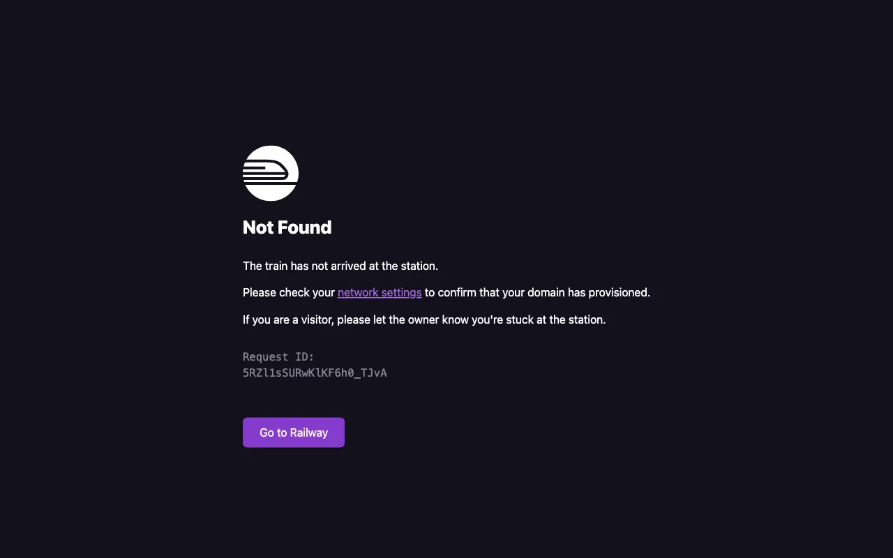 Railway — preview screenshot