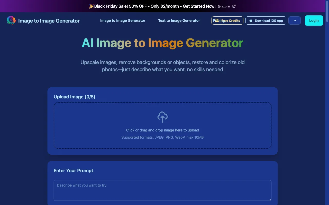AI Image to Image Generator — preview screenshot